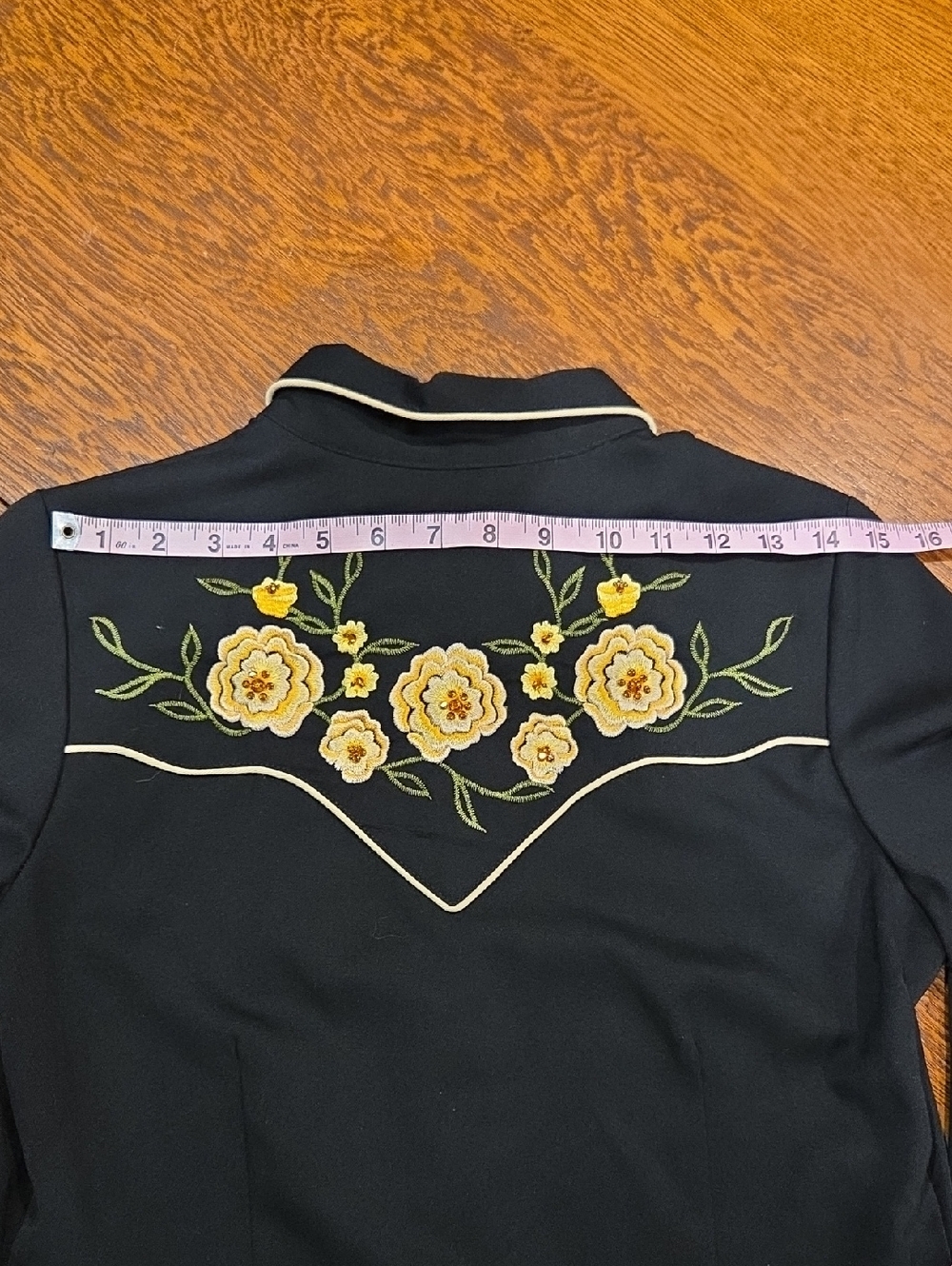 Scully Western Retro Vintage Style Embroidered Cowgirl Shirt Size XS - Picture 7 of 12